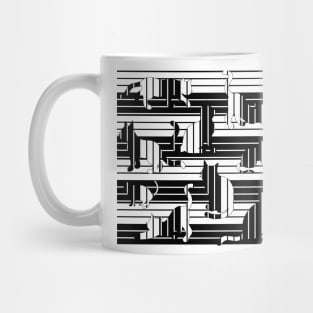 Eclectic Halloween Optical Illusion Cats Mug